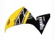 Lojas Kits Carenagem Moto Yamaha YZF 1000 R1 2009-2011 - Amarelo Branco Preto Listra