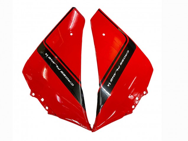 Lojas Carenagem Moto Yamaha YZF 1000 R1 2012-2014 - Vermelho Preto Brilhante