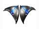 Lojas Carenagens Moto Yamaha YZF 1000 R1 2012-2014 - Azul Preto Brilhante