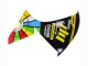 Lojas Carenagens Moto Yamaha YZF 1000 R1 2012-2014 - Preto Brilhante Amarelo Verde Azul Vermelho Roda das Cores
