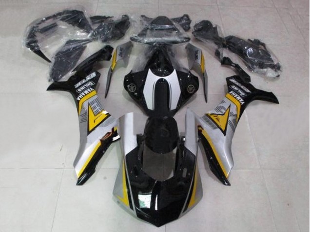 Lojas Carenagens Moto Yamaha YZF 1000 R1 2012-2014 - Preto Brilhante Branco Prata Amarelo