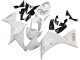 Lojas Carenagens Moto Yamaha YZF 1000 R1 2012-2014 - Branco Ouro Decalques