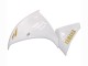 Lojas Carenagens Moto Yamaha YZF 1000 R1 2012-2014 - Branco Ouro Decalques