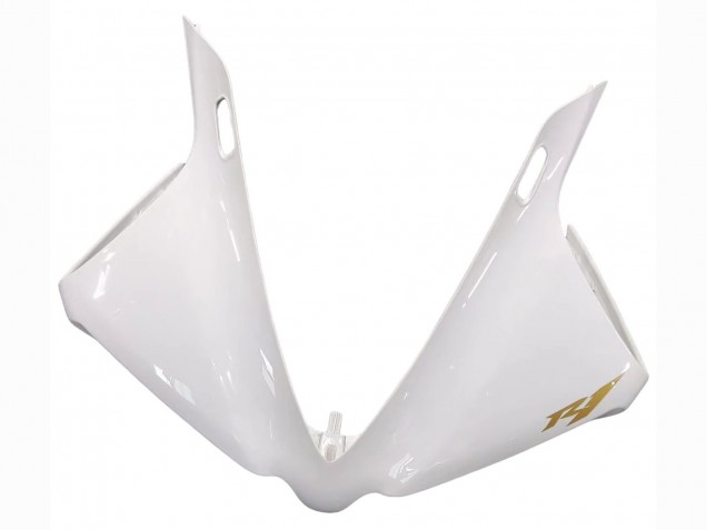 Lojas Carenagens Moto Yamaha YZF 1000 R1 2012-2014 - Branco Ouro Decalques