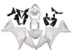 Lojas Carenagens Moto Yamaha YZF 1000 R1 2012-2014 - Branco Ouro Decalques