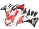 Lojas Carenagens Moto Yamaha YZF 1000 R1 2012-2014 - Branco Vermelho Preto Brilhante Petronas