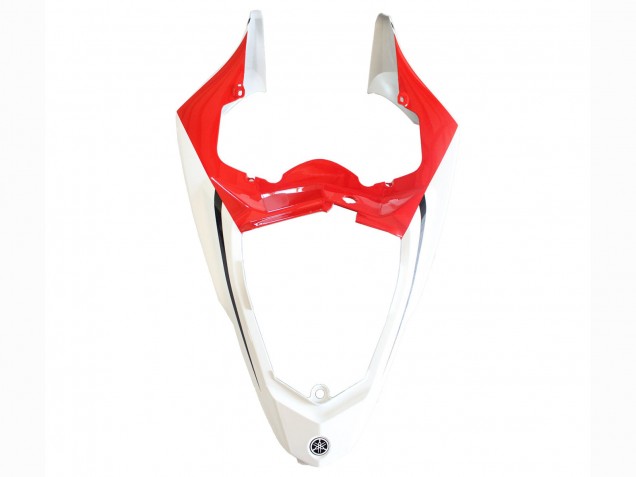 Lojas Carenagens Moto Yamaha YZF 1000 R1 2012-2014 - Branco Vermelho Preto Brilhante Petronas