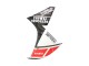 Lojas Carenagens Moto Yamaha YZF 1000 R1 2012-2014 - Branco Vermelho Preto Brilhante Petronas