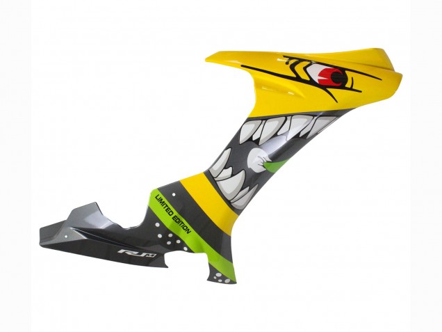 Lojas Carenagens Moto Yamaha YZF 1000 R1 2015-2019 - Amarelo Verde Tubarão
