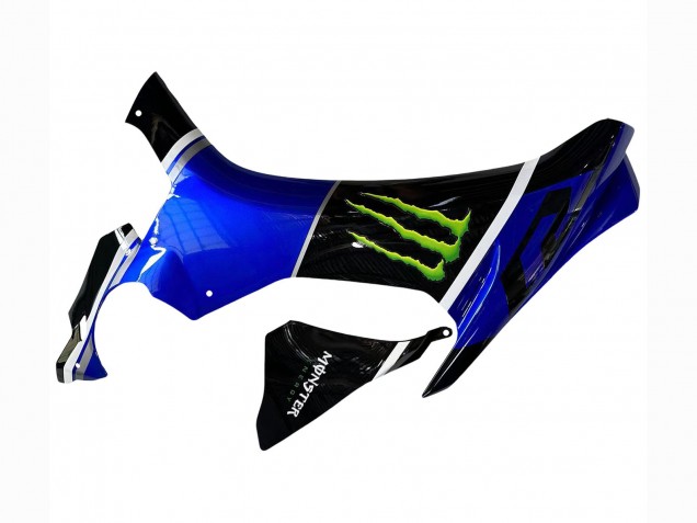 Lojas Carenagens Moto Yamaha YZF 1000 R1 2015-2019 - Azul Preto Brilhante Verde Monstro