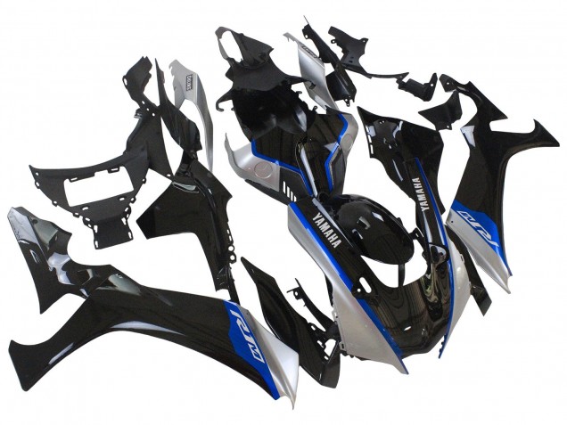 Lojas Carenagens Moto Yamaha YZF 1000 R1 2020-2025 - Preto Brilhante Prata Azul
