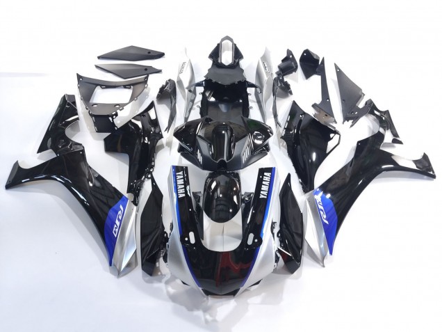 Lojas Carenagens Moto Yamaha YZF 1000 R1 2020-2025 - Preto Brilhante Prata Azul