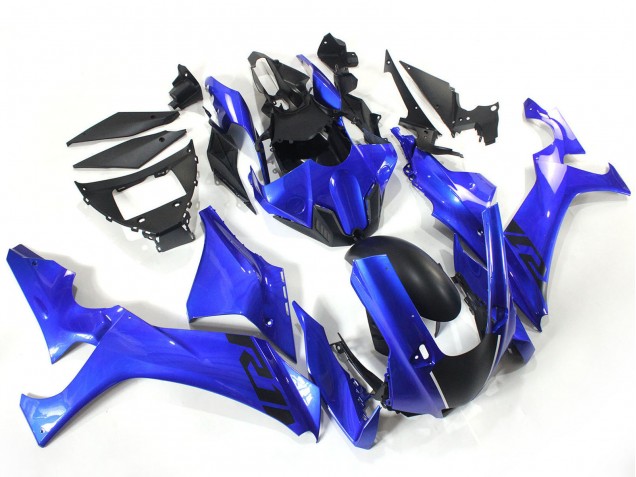 Lojas Carenagens Moto Yamaha YZF 1000 R1 2020-2025 - Azul Preto Fosco