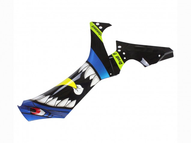 Lojas Carenagens Moto Yamaha YZF 1000 R1 2020-2025 - Azul Verde Preto Tubarão