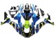 Lojas Carenagens Moto Yamaha YZF 1000 R1 2020-2025 - Azul Verde Preto Tubarão