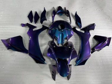 Lojas Carenagens Moto Yamaha YZF 1000 R1 2020-2025 - Gradiente Azul Roxo