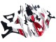Lojas Carenagem Moto Yamaha YZF 1000 R1 2020-2025 - Branco Vermelho Preto Brilhante