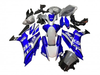 Lojas Carenagens Moto Yamaha YZF 1000 R1 2020-2025 - Branco Azul Preto Brilhante GYTR Yamalube