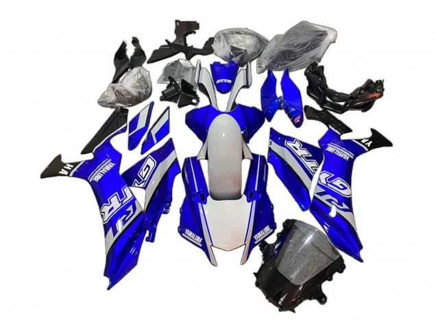 Lojas Carenagens Moto Yamaha YZF 1000 R1 2020-2025 - Branco Azul Preto Brilhante GYTR Yamalube