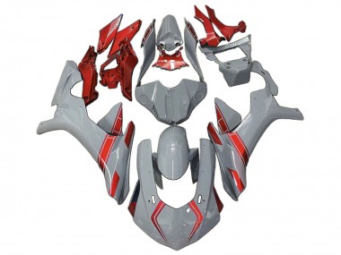 Lojas Carenagens Moto Yamaha YZF 1000 R1 2020-2025 - Nardo Cinzento Vermelho