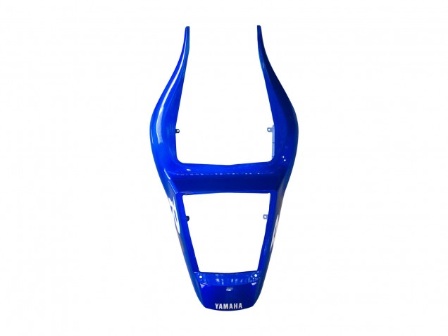 Lojas Carenagens Moto Yamaha YZF 600 R6 1998-2002 - Branco Azul Preto Brilhante