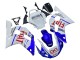 Lojas Carenagens Moto Yamaha YZF 600 R6 1998-2002 - Branco Azul Vermelho Fiat 99
