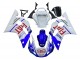 Lojas Carenagens Moto Yamaha YZF 600 R6 1998-2002 - Branco Azul Vermelho Fiat 99
