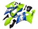 Lojas Carenagens Moto Yamaha YZF 600 R6 1998-2002 - Verde Néon Azul Branco Champions