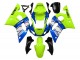 Lojas Carenagens Moto Yamaha YZF 600 R6 1998-2002 - Verde Néon Azul Branco Champions