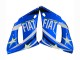 Lojas Carenagens Moto Yamaha YZF 600 R6 1998-2002 - Branco Azul Amarelo Néon Fiat Motul Michelin