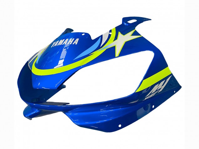 Lojas Carenagens Moto Yamaha YZF 600 R6 1998-2002 - Branco Azul Amarelo Néon Fiat Motul Michelin