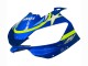 Lojas Carenagens Moto Yamaha YZF 600 R6 1998-2002 - Branco Azul Amarelo Néon Fiat Motul Michelin