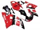 Lojas Carenagem Moto Yamaha YZF 600 R6 1998-2002 - Vermelho Branco Preto Brilhante