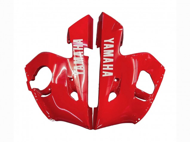 Lojas Carenagem Moto Yamaha YZF 600 R6 1998-2002 - Vermelho Branco Preto Brilhante