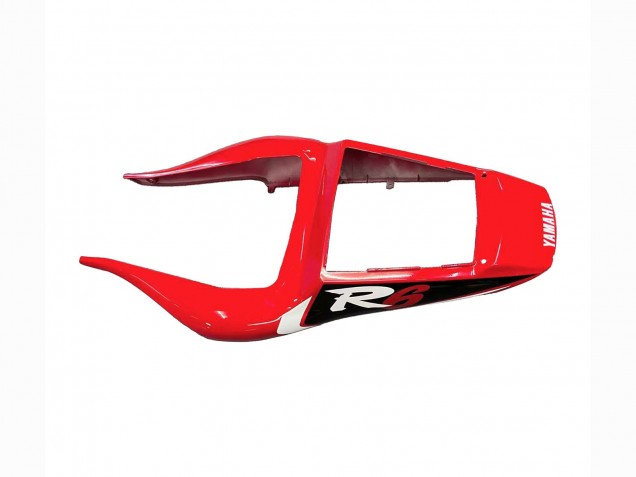 Lojas Carenagem Moto Yamaha YZF 600 R6 1998-2002 - Vermelho Branco Preto Brilhante
