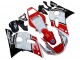Lojas Carenagens Moto Yamaha YZF 600 R6 1998-2002 - Branco Vermelho Preto Petronas Yamalube 50th