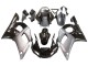 Lojas Carenagens Moto Yamaha YZF 600 R6 1998-2002 - Prata Preto Brilhante