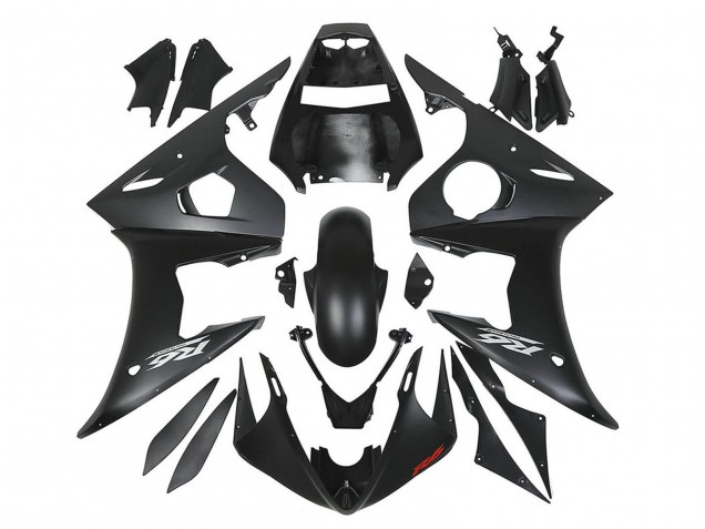 Lojas Carenagens Moto Yamaha YZF R6 2003-2004 - Preto Fosco