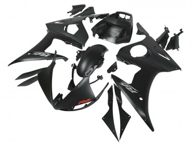 Lojas Carenagens Moto Yamaha YZF R6S 2006-2009 - Preto Fosco