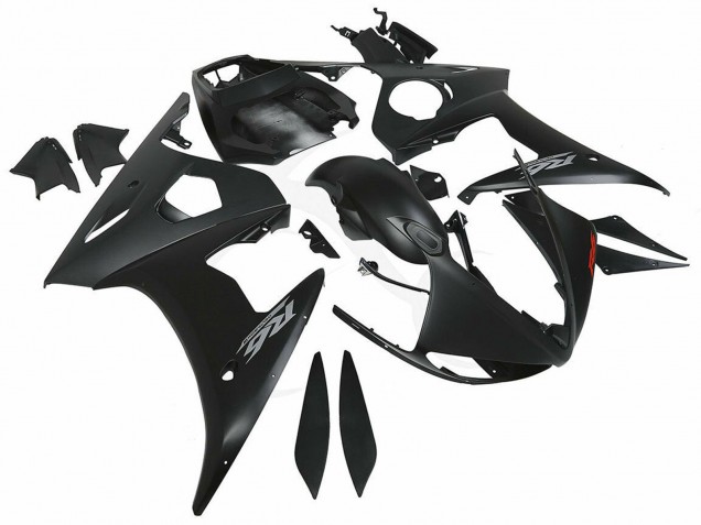 Lojas Carenagens Moto Yamaha YZF R6S 2006-2009 - Preto Fosco