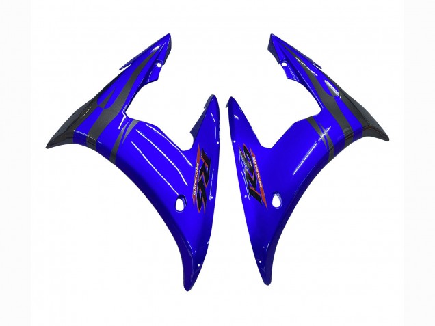 Lojas Carenagens Moto Yamaha YZF R6 2003-2004 - Azul Preto Brilhante