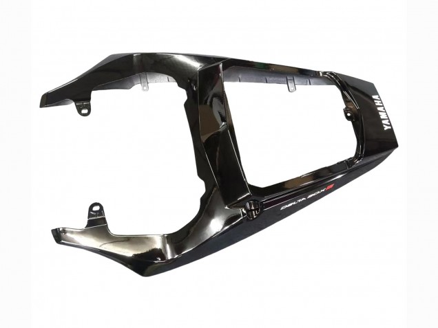 Lojas Carenagens Moto Yamaha YZF R6S 2006-2009 - Preto Brilhante Preto Fosco Branco Decalques
