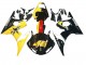 Lojas Carenagens Moto Yamaha YZF R6 2003-2004 - Amarelo Vermelho Preto Brilhante 46