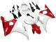 Lojas Carenagens Moto Yamaha YZF R6S 2006-2009 - Branco Vermelho