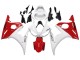 Lojas Carenagens Moto Yamaha YZF R6S 2006-2009 - Branco Vermelho