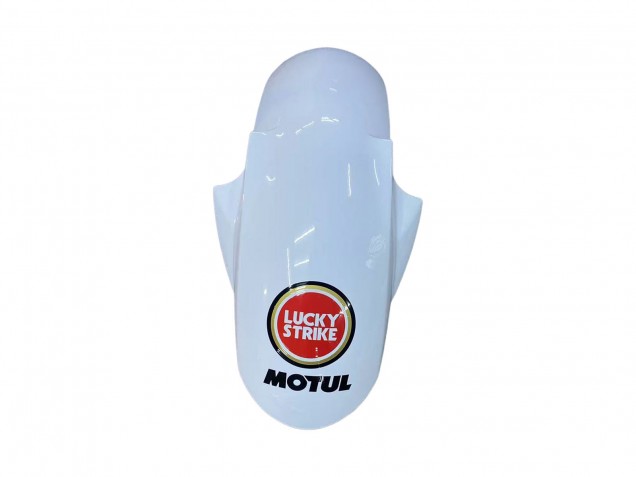 Lojas Carenagens Moto Yamaha YZF R6S 2006-2009 - Branco Vermelho Lucky Strike Motul