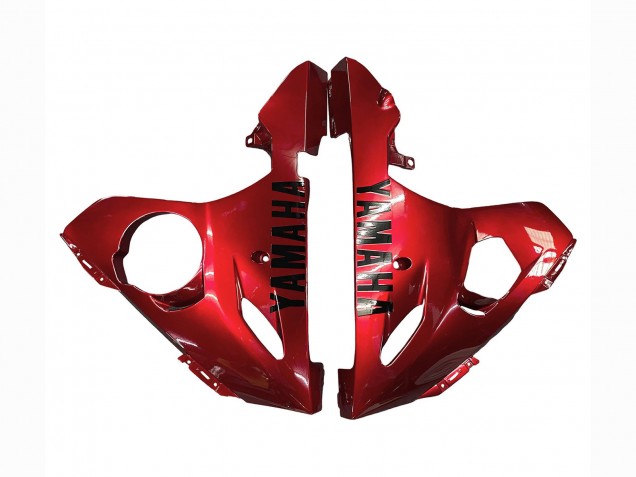 Lojas Kits Carenagem Moto Yamaha YZF R6S 2006-2009 - Vermelho Preto Fosco