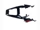 Lojas Carenagem Moto Yamaha YZF R6S 2006-2009 - Preto Brilhante Vermelho