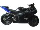 Lojas Carenagens Moto Yamaha YZF R6 2003-2004 - Azul Preto Fosco