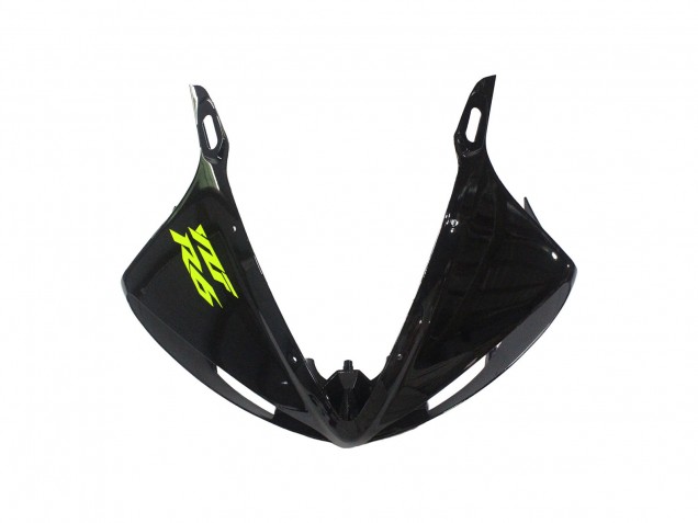 Lojas Carenagens Moto Yamaha YZF R6S 2006-2009 - Preto Brilhante Amarelo Néon